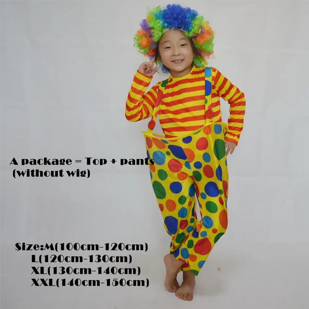

cosplay circus clown costume Halloween costume dress performance clothing stage clothes clothing halloween costume for kids