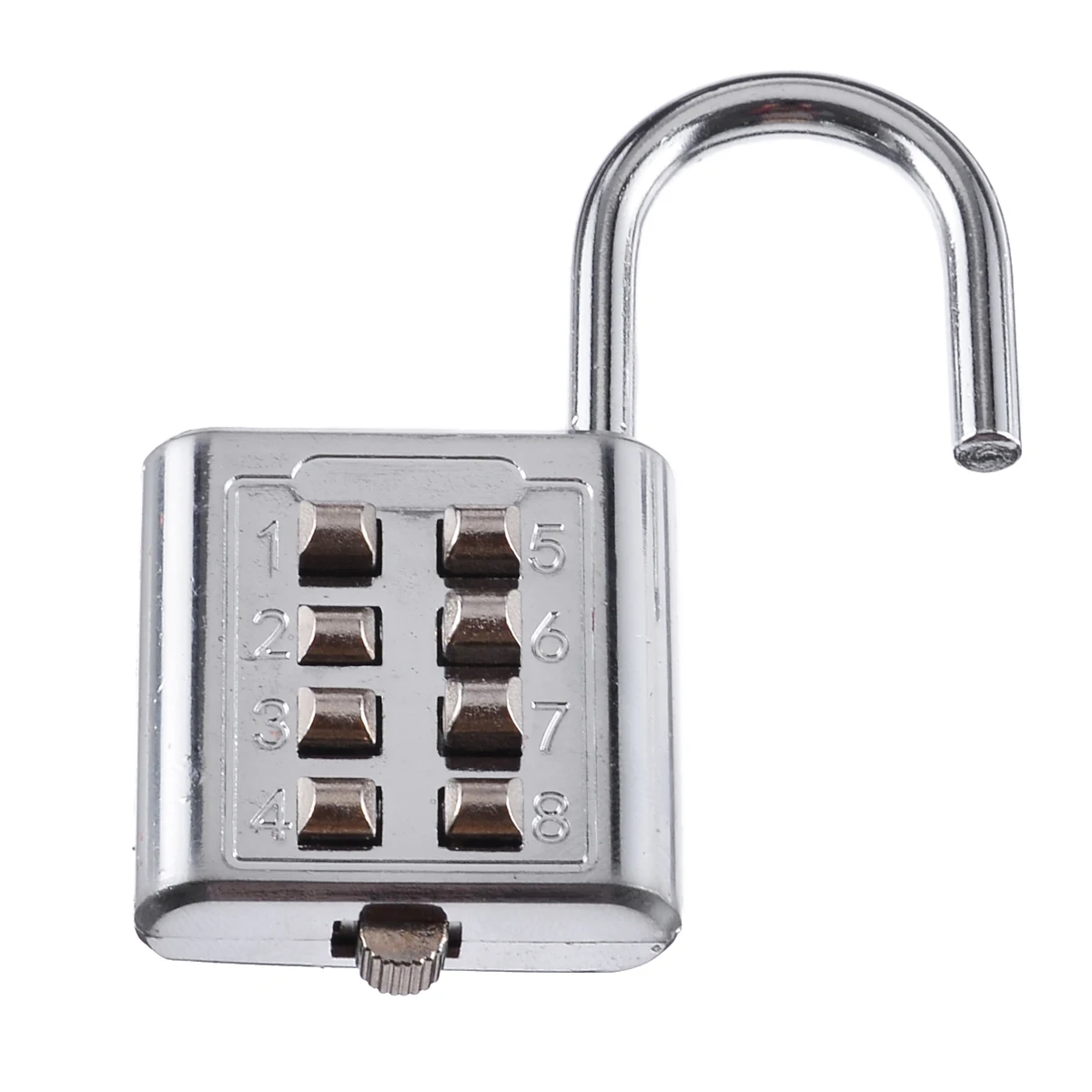 8 Digit Button Combination Padlock Digit Push Password Lock for Locker Drawer Cabinet Door Security Hardware Tool