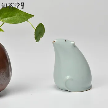 

Decolation pet furnishing articles decoration ceramic mini mouse and pig