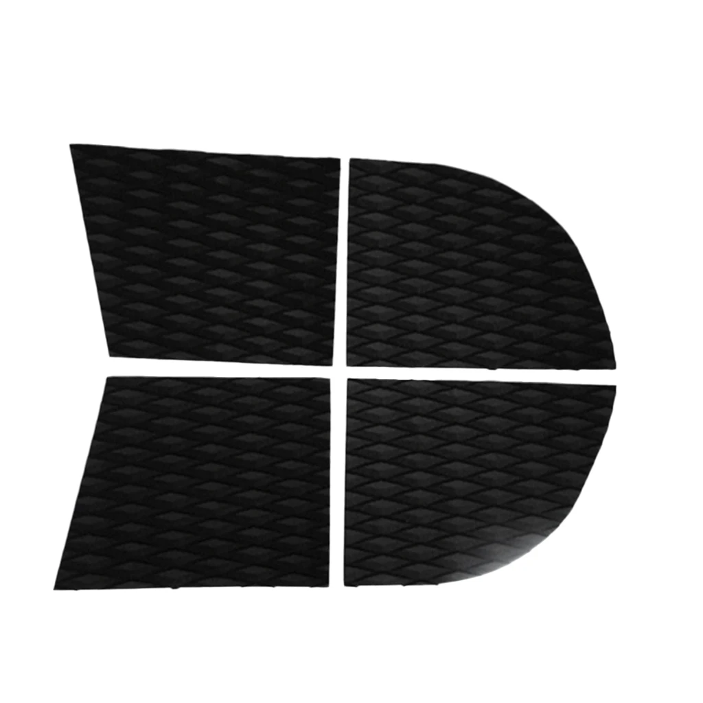 4 Pcs Diamond Grooved Pet  Dog Traction Pad Deck Grip Mat for SUP Surf Stand Up Paddleboard Surfing Accessories