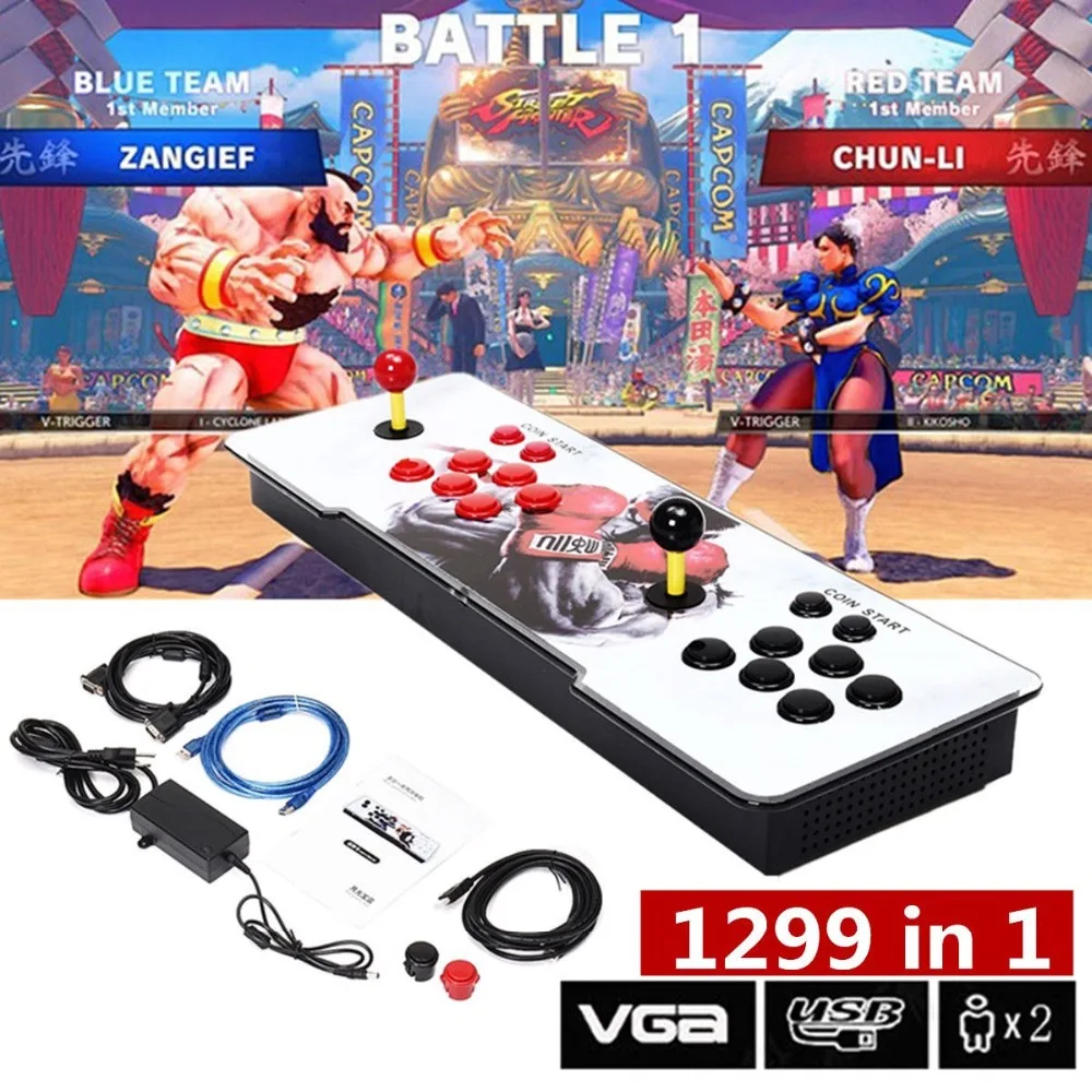 

Home Arcade Machine 2199 in 1 PCB Board for Pandora 9H Arcade Game Console 2 Players Operated Games With Sanwa Joystick+Button