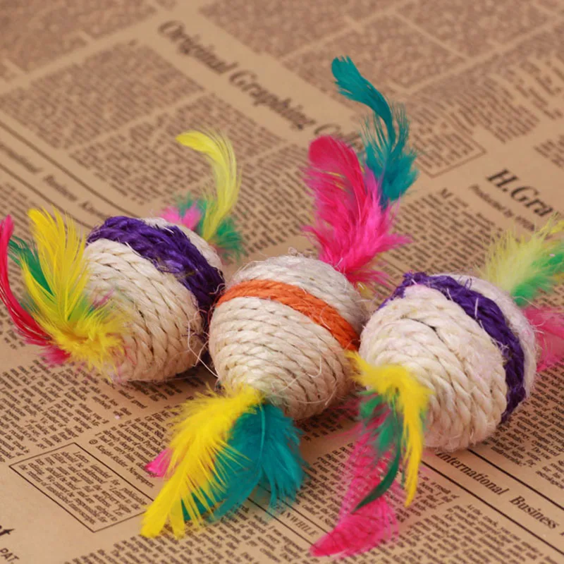 Hot-selling-Cat-Dog-Toy-Ball-Interactive-Pet-Cat-Ball-Toys-Sisal-Rope-Weave-Ball-Teaser-Play-Chewing-Rattle-Scratch-Sisal-and-feathers-Ball-Training-Pet-Supplies-PT0075 (5)