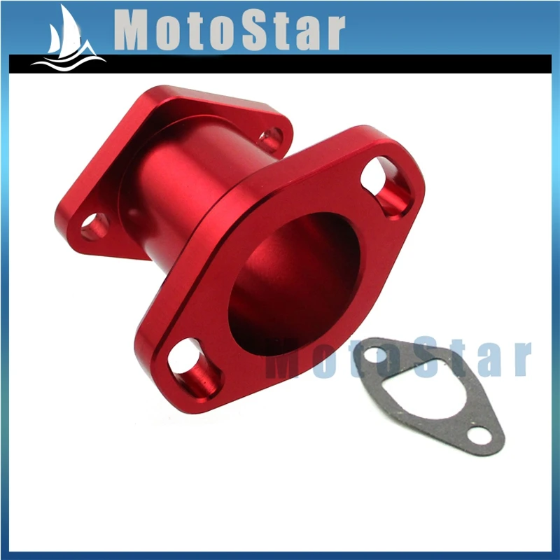 

Red CNC Racing Performance Intake Pipe Inlet Manifold For Predator 212cc Honda GX200 Chinese 196cc Clone 6.5HP OHV