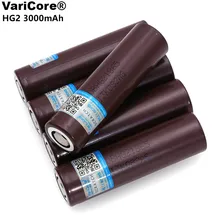 VariCore HG2 18650 3000mAh аккумулятор hg2 3,6 V разряда 20A, выделенные батареи для электронных сигарет