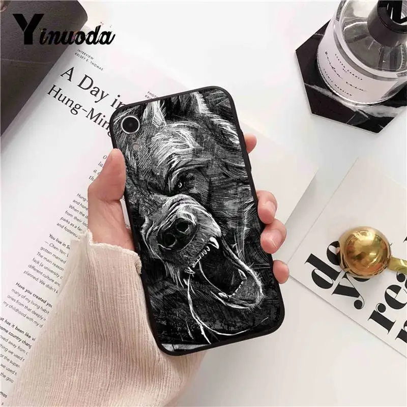 Yinuoda the Russian bear tiger lion mobile TPU Soft Black Phone Case for iPhone 8 7 6 6S 6Plus 5 5S SE XR X XS MAX Coque Shell Yinuoda the Russian bear tiger lion mobile TPU Soft Black Phone Case for iPhone 8 7 6 6S 6Plus 5 5S SE XR X XS MAX Coque Shell