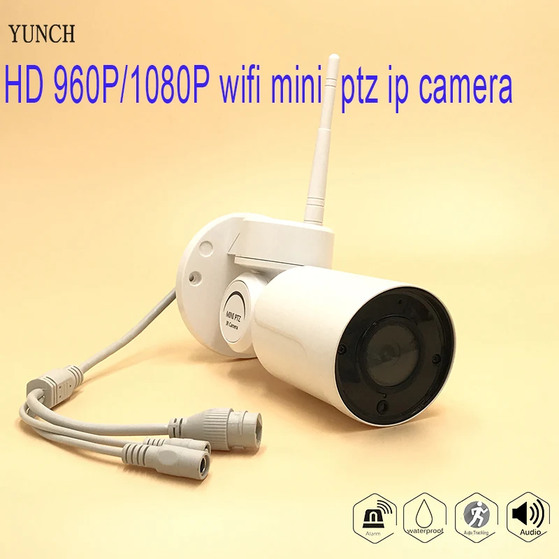 Yunch 960 P/10180 P Yoosee P2P mini ip ptz пуля сети Камера Outdoot Водонепроницаемый Поддержка аудио камера TF видеонаблюдения Камера