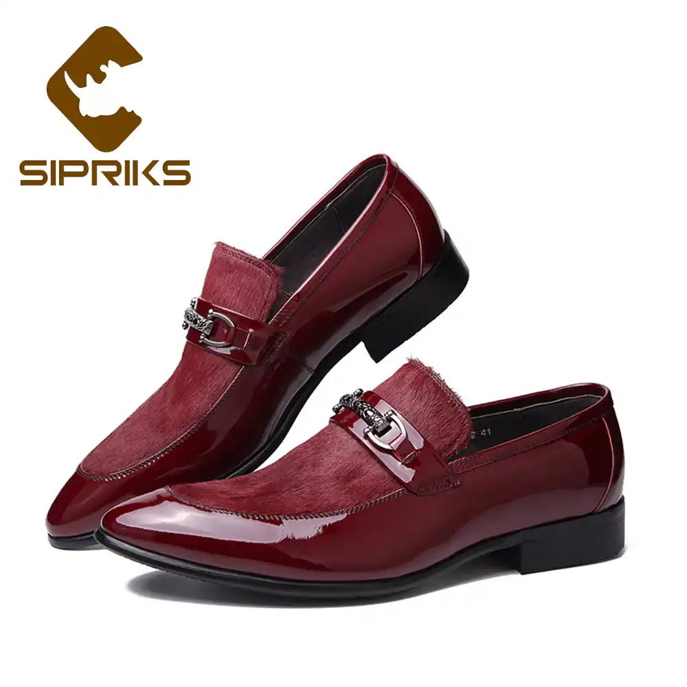 burgundy shoes