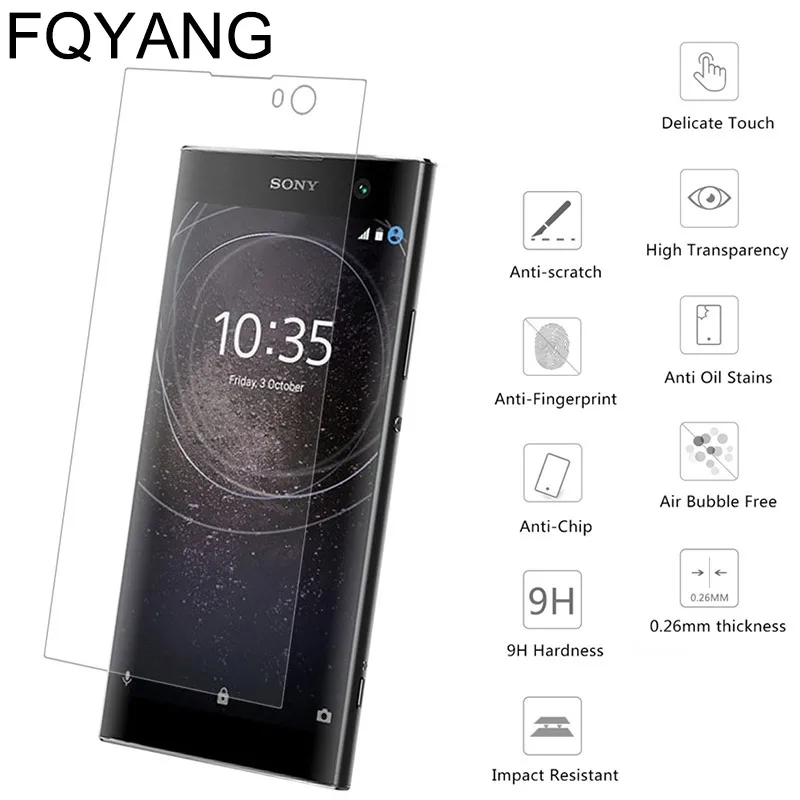 Закаленное стекло FQYANG 9H для SONY Z5 mini PLUS XA2 UITRA XZ2 COMPACT PREMIUM XZ1 L2 1 R1 Защитная пленка