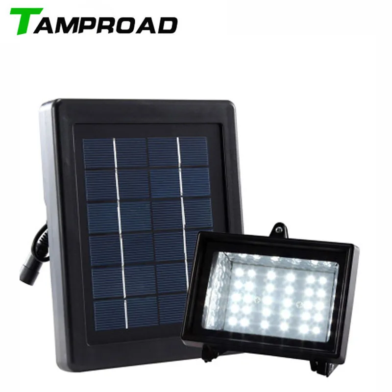 TAMPROAD Schijnwerper Zonne-energie LED Lamp Outdoor Home Hoogtepunt Tuin Patio Binnenplaats Straat Landschap Verlichting Spotlight