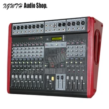 3600 Вт усилитель Аудио Звук микшер 12 каналов высокой мощности DJ микшерный контроллер с 16 DSP цифровой эффект USB Bluetooth