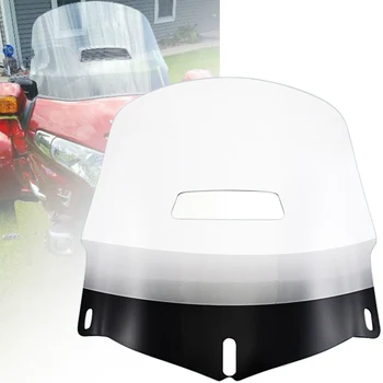 

Motorcycle Windshield Fairing Wind Deflector Windscreen Air Vent Gradient Clear For Honda Goldwing GL1800 01-17