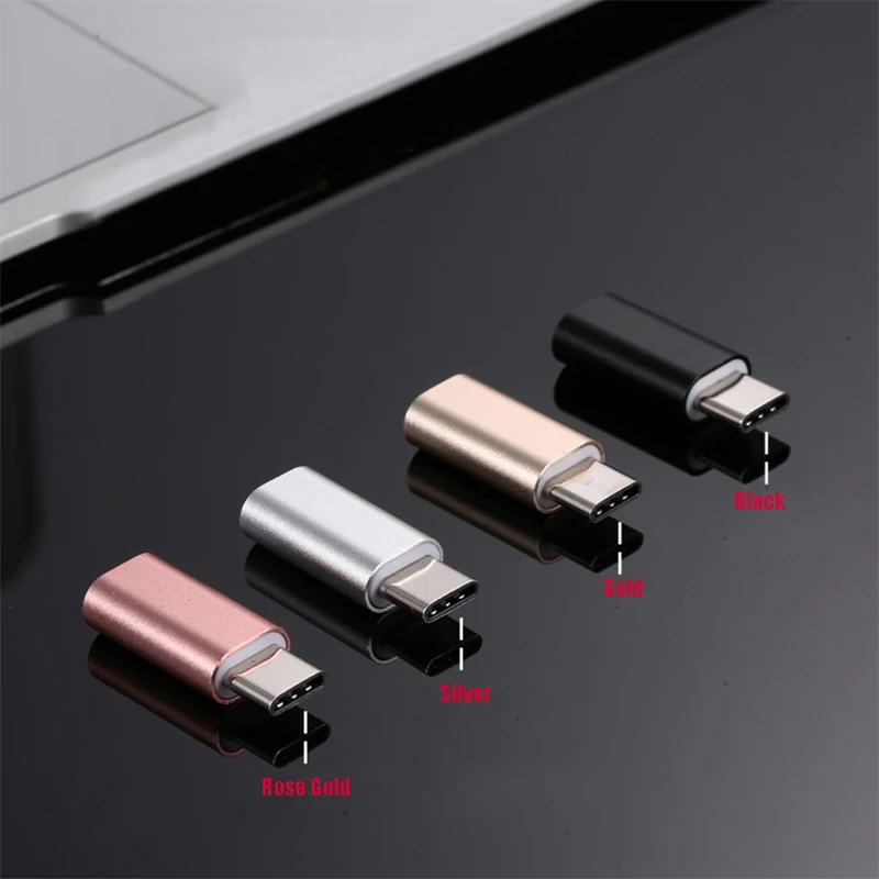 Адаптер для зарядного устройства с разъемом Lightning Female to type C USB из алюминиевого