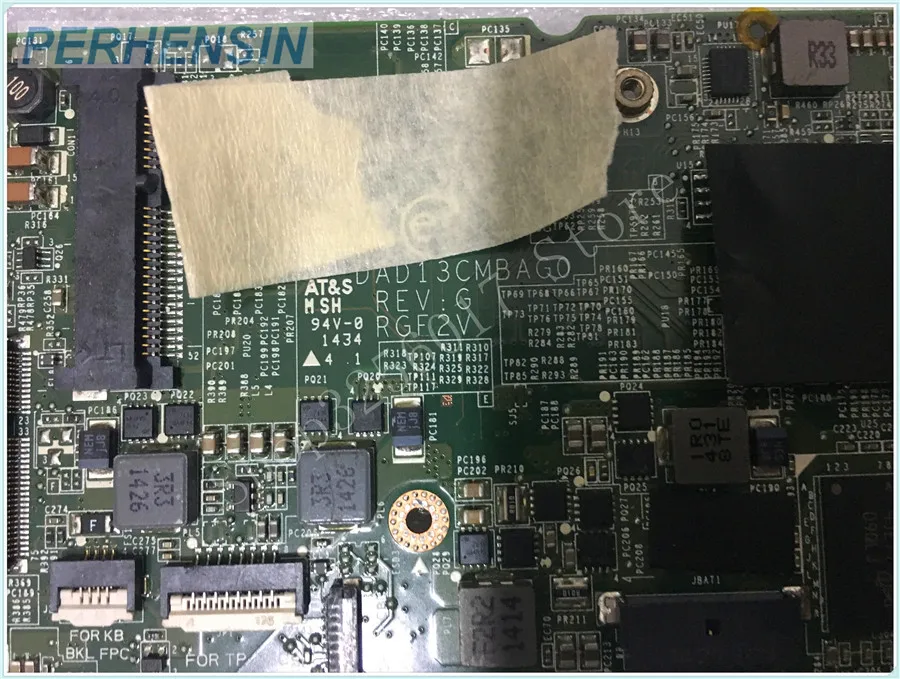  FOR DELL FOR Ultrabook XPS 12 9333 Laptop Motherboard 4GB i3-4010U 1.7Ghz FRV43 0FRV43 CN-0FRV43 DA