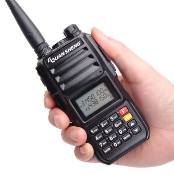 

Quansheng TG-UV2 PLUS Walkie Talkie Powerful 10W 5 BandS 136-174MHz/Police band 350-390MH/400-470MHz 4000mAh 10KM Range 200CH