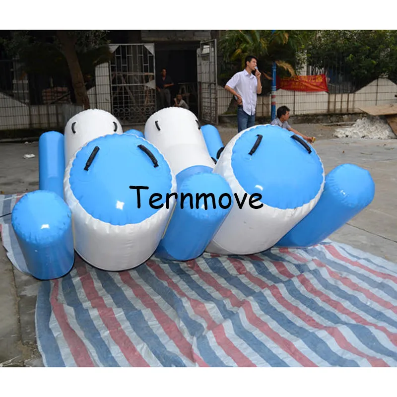 Для взрослых totter teeterboard водная игра для водных видов спорта ПВХ воздушный водосборник одна линия в два ряда seesaw рокер