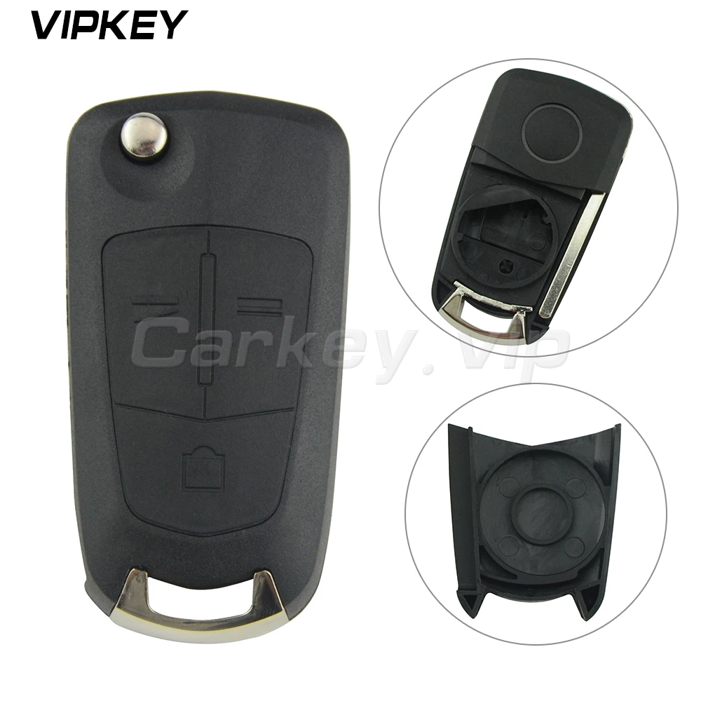 

Remotekey flip car key case 3 button for Vauxhall Opel Corsa D Astra H Vectra C Zafira remote key case 2005 2006 2007 2008 2009