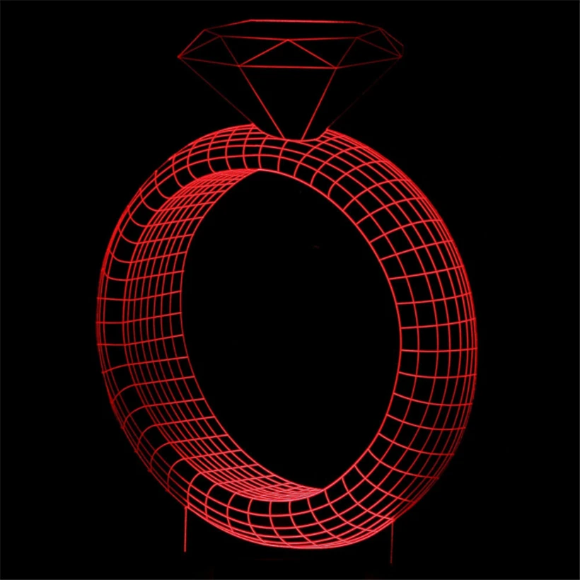 Diamond ring 3D night light (4)