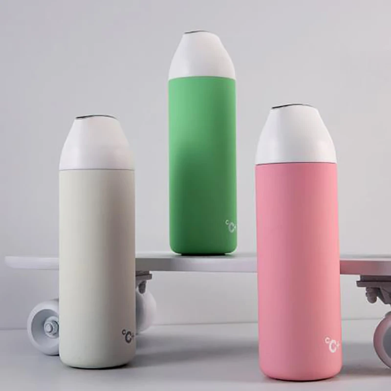 

Xiaomi Kiss Kiss Fish 525ml Function Tea Nutrition Cup Cook Egg With OLED Temperature Screen Vacuum Cup for smart home D5