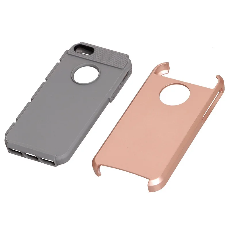 Для Apple Iphone 5/5s/Se Случае Двойной Слой Ultra Slim Обложка Прочный Гибридный Амортизация