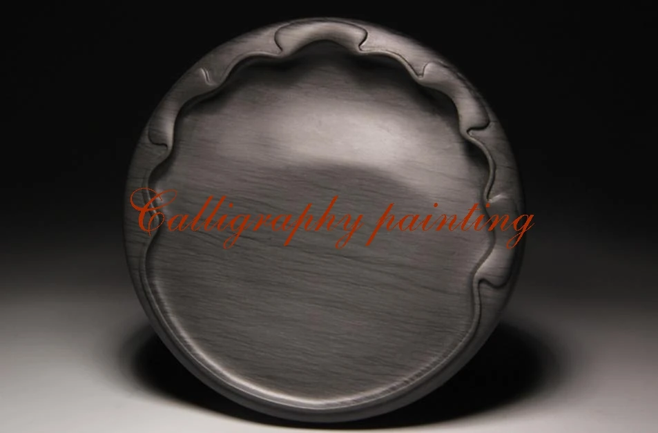 

She Ink Stone Lotus leaf shape Inkstone Inkslab Calligraphy Painting Tool