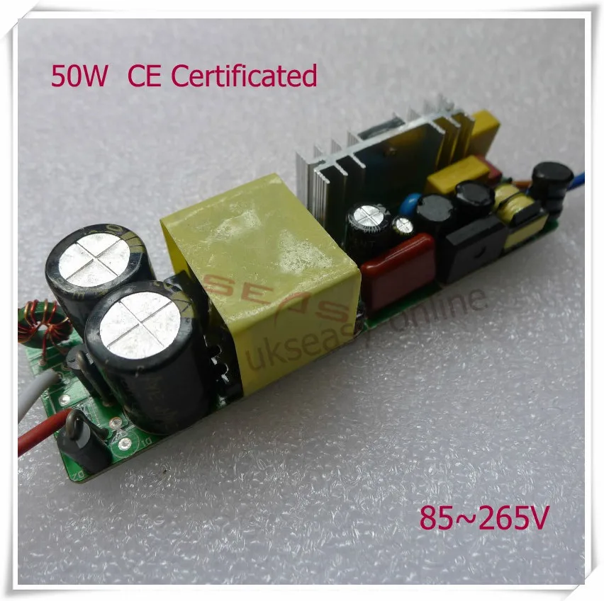 

50W Internal Isolated CE High Power Driver For LED Lamp Light Constant Current