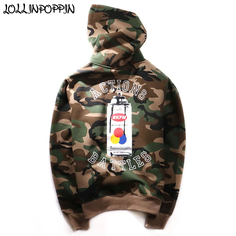 

Hip Hop Streetwear Men Camouflage Printing Hoodies Fleece Hooded Sweatshirts Mens Hiphop Hoody Camo Pattern Pullovers