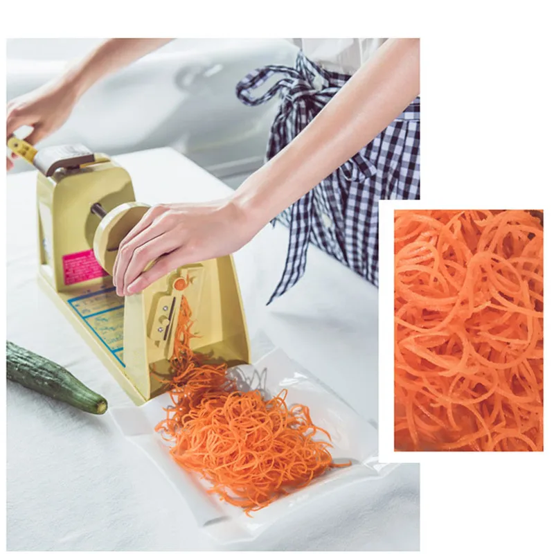 

Multifunctional Manual Rotary Food Slicer Radish Potato Slicing Machine Household Radish Grater Shredder Machine