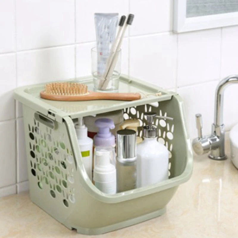 Preise NHBR Küche Lagerung Korb Kunststoff Multi Funktionale Hohl Gemüse Obst Racks Mit Abdeckung Lagerung Korb Für Organisatoren