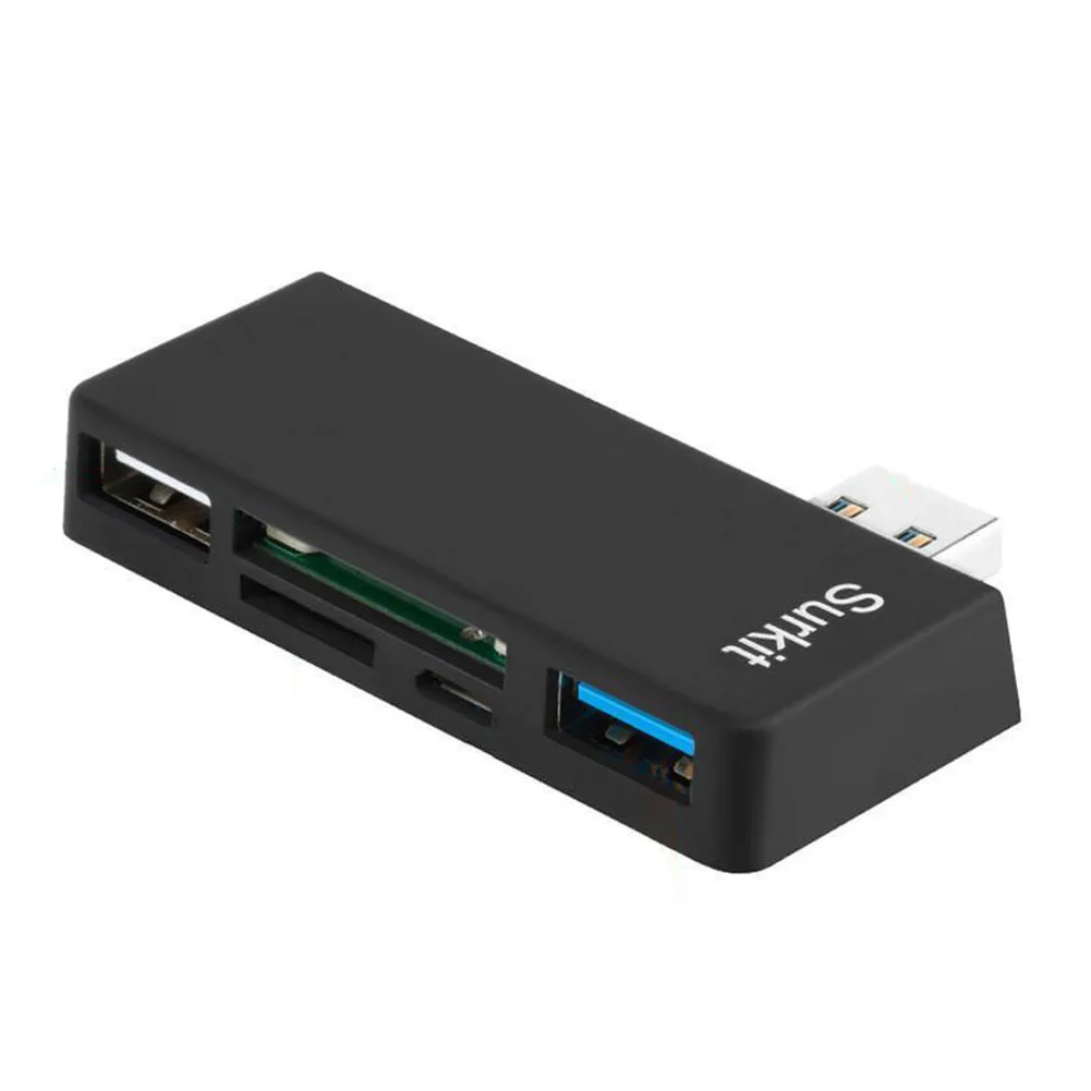 High Speed USB 3.0 SD TF Transport HUB Adapter Card Reader for