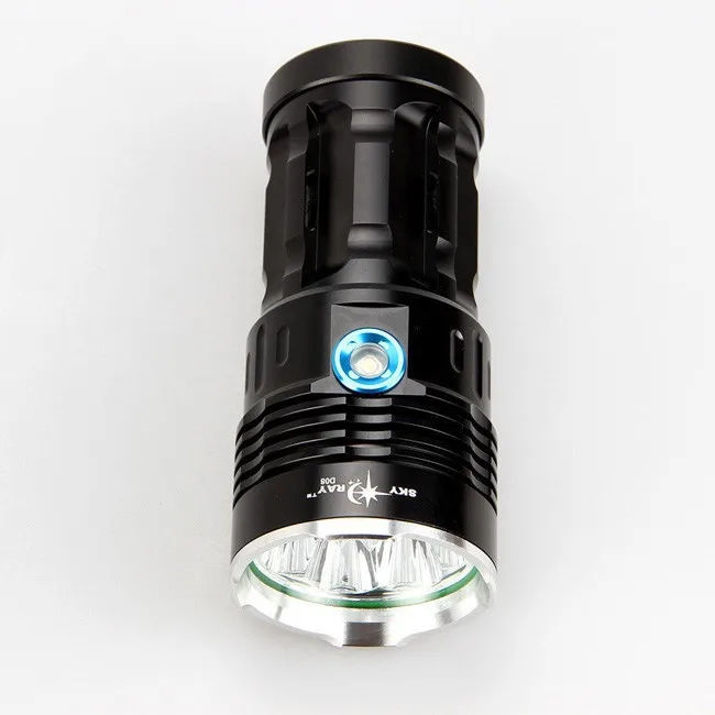 WasaFire Hot Sale 12000 Lumens Super Bright SKYRAY 8 x XM-L T6 LED Flashlight Torch Lamp Light 3 Mode Lantern For Camp Hike Hunt