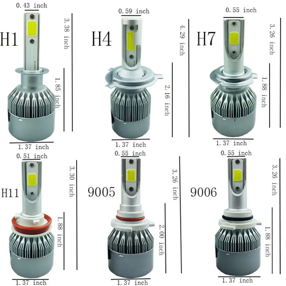 Buy AUTO C6 LED BULB KIT LIGHTS 30W 3000LM LED LAMP