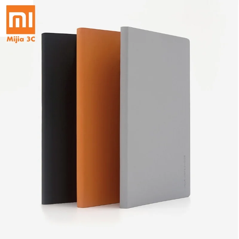 

2pcs Xiaomi Note Book Mijia Kaco Green Noble Smooth Paper NoteBook PU Leather Cover Slot Writing Book for Office School Gift