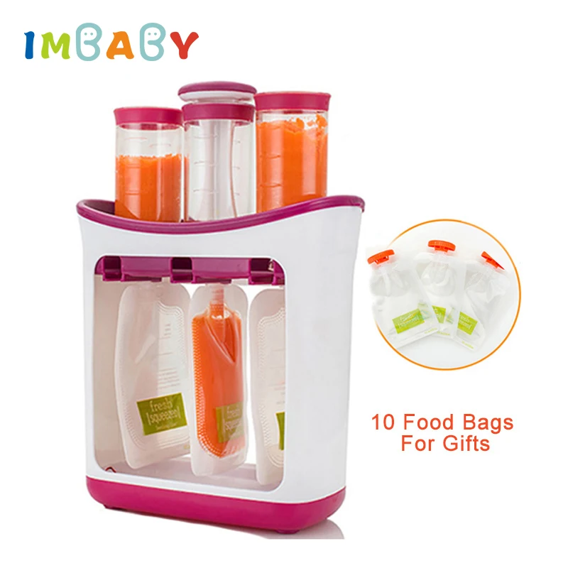 

IMBaby newborn food container storage baby feeder food supplement bag baby juice machine children's insulation bag gift