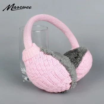 

2018 New Style Winter Earmuffs for Women Man Warm Unisex Ear Muffs Winter Ear Cover Knitted Plush Winter Ear Warmers