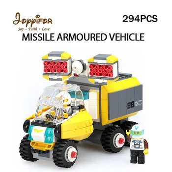 Joyyifor Missile Armoured Vehicle Rhino Heavy Tank Minifigures Toys Building Block for Children kids compatible with LegoINGlys