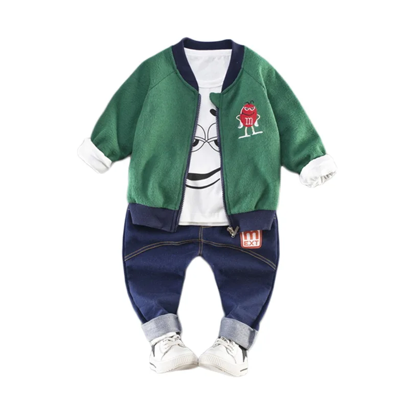 

Toddler Baby Boys Clothing Set Fall Chocolate Winter Kids Children Long M Outerwear Outfit Sport Suit Clothes for 1 2 3 4 Years