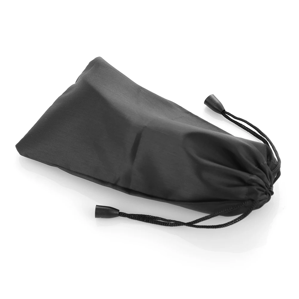 1 шт., одноцветная сумка для солнцезащитных очков для мужчин и женщин, сетчатая клетчатая тканевая сумка для очков кошелек, модная сумка для переноски, аксессуары, хит - Цвет: Black