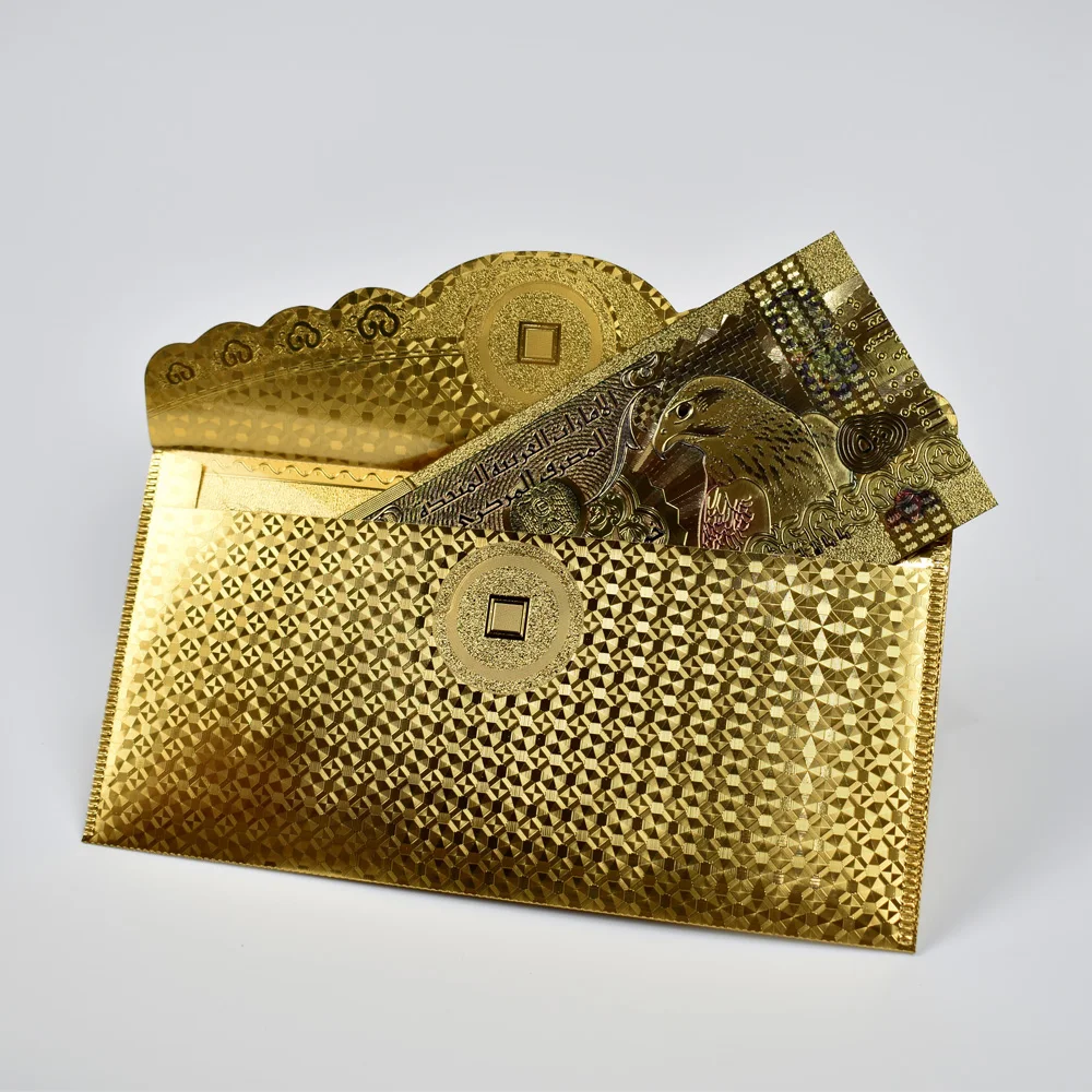 500 г. Dirham банкноты из золотой фольги Объединенные Арабские Эмираты поддельные