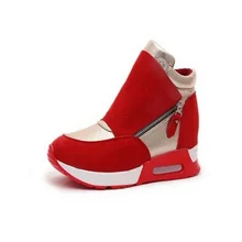 autumn of 2016 new high shoes shoes soled woman zapatillas deportivas mujer casual shoes stealth increased Korean tide