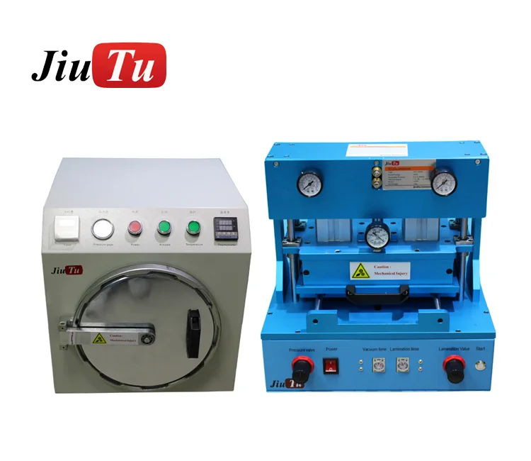 OCA Vacuum Laminating Laminator + Bubble Remove Machine LCD Refurbish Broken Edge Oled LCD Cracked Glass Replace Jiutu Brand (3)