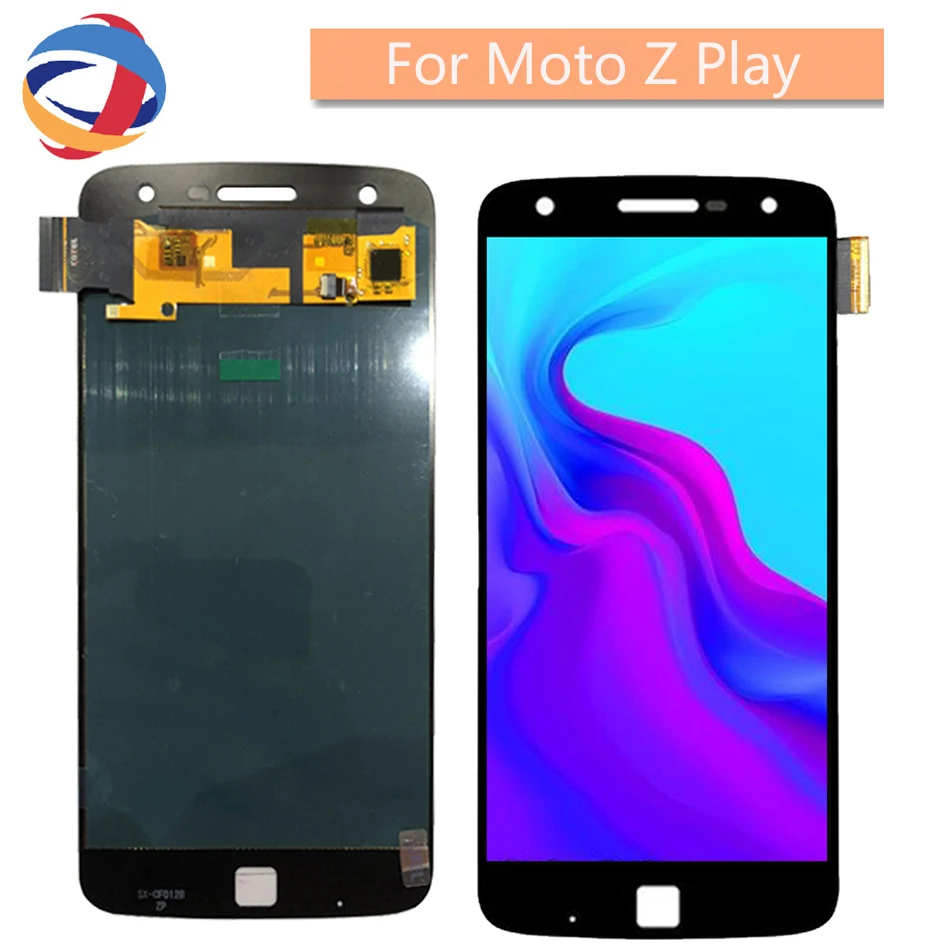 Протестированный ЖК дисплей для Motorola Moto Z Play сенсорный экран дигитайзер XT1635 01 02