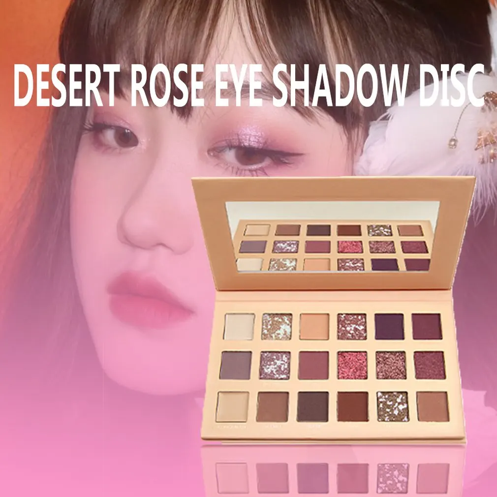 

NOVO Rose Colors Eye Shadow Palette Long Lasting Matte Eyeshadow Palette Shining Shimmer Silky Pigments Eye Beauty Makeup