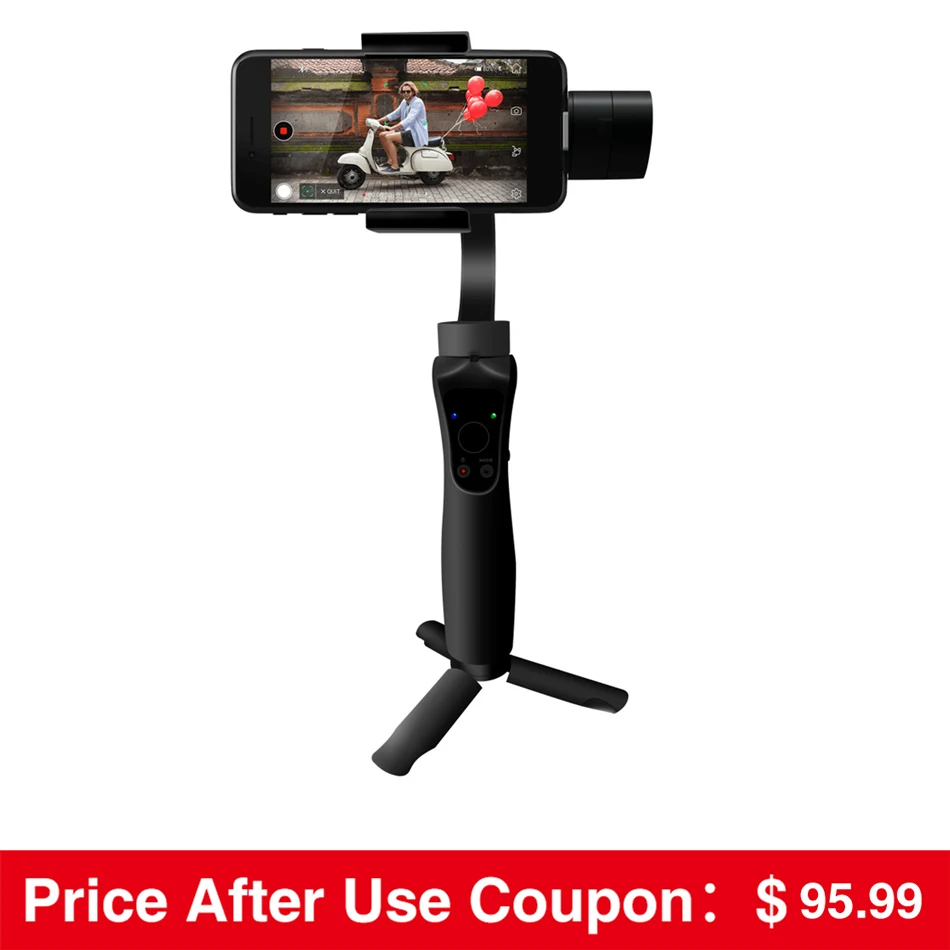 

3-Axis Handheld Gimbals Selfie Sticks for Smartphones Bluetooth App Control Smart Phone Stabilizer Gimbal