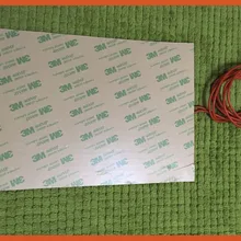 200x100 мм 80 Вт 12 В силиконовый Нагреватель Коврик нагревательный элемент автомобильный термостатический нагревательный элемент грелка для самолета airframe панель для проведения техобслуживания