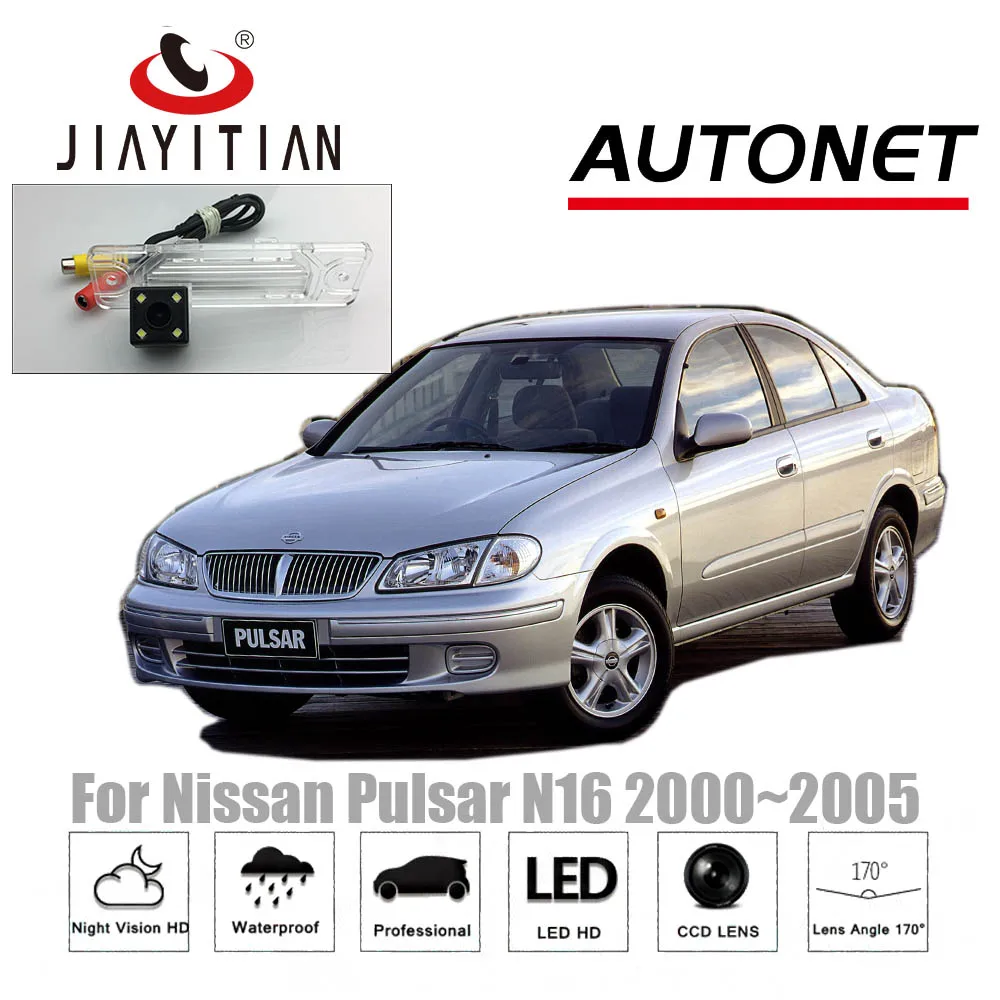 JiaYiTian камера заднего вида для Nissan Pulsar N16 2000~ 2005 CCD/ночное видение камера заднего вида камера номерного знака