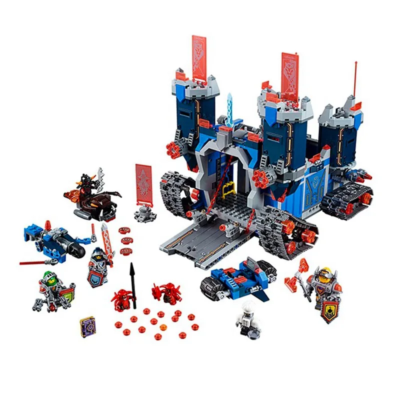

14006 1240Pcs Nexus Knights The Fortrex Castle Building Block Clay Aaron Fox Axl Compatible Legoe 70317