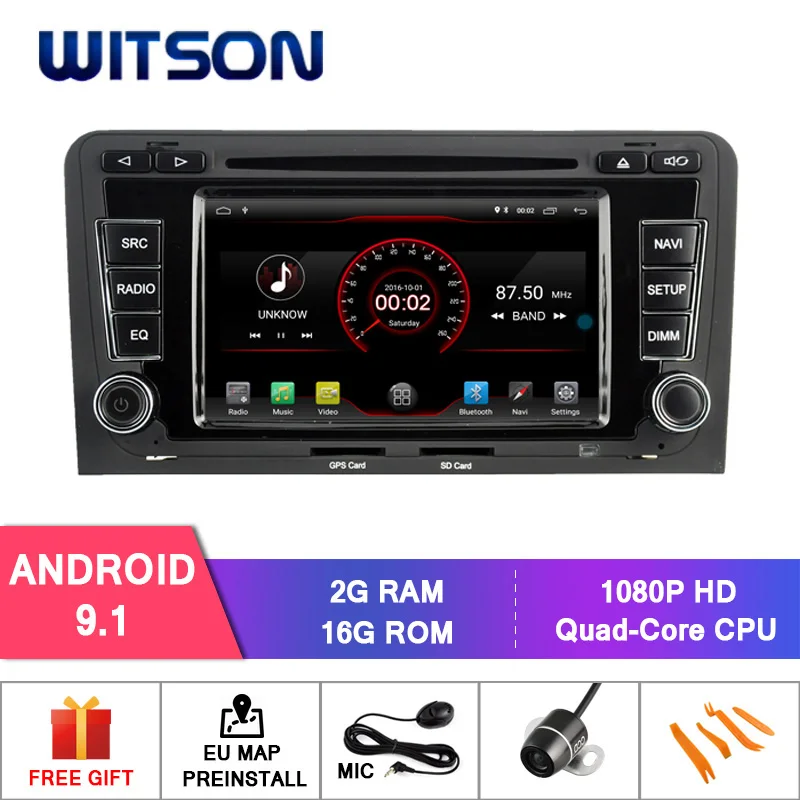 Cheap WITSON Android 9.0 4GB RAM+64GB FLASH 8 Octa Core CAR DVD for AUDI A3 S3 RS3 2003-2013 RADIO NAVI GPS+DVR/WIFI+DSP+DAB+OBD 2 Cheap WITSON Android 9.0 4GB RAM+64GB FLASH 8 Octa Core CAR DVD for AUDI A3 S3 RS3 2003-2013 RADIO NAVI GPS+DVR/WIFI+DSP+DAB+OBD 2