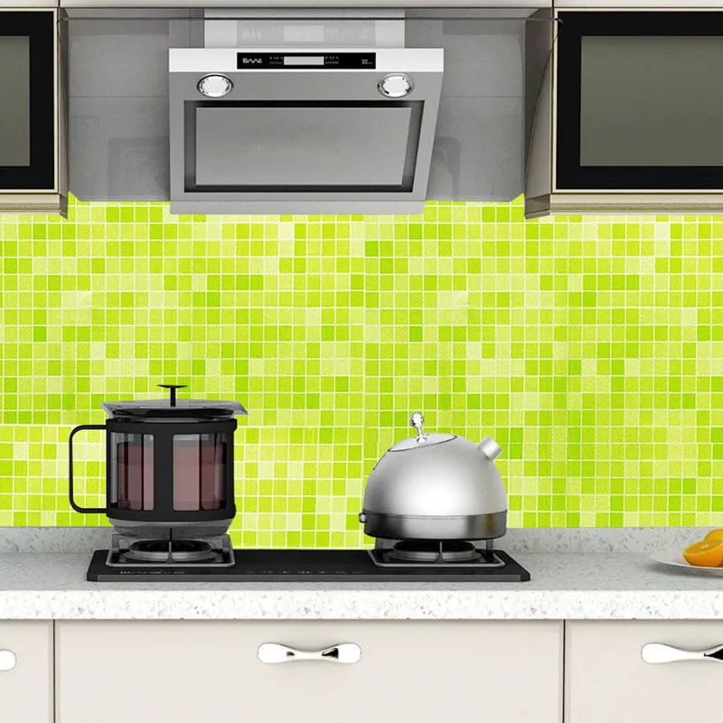 Kitchen Tools Self Adhesive Waterproof Wall stickers Wallpaper Rolls For Kitchen accessories Furniture Decoration Wall Sticker (4)