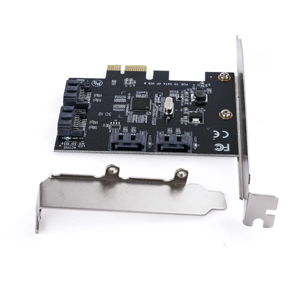 Orico 4 порта Sata 3,0 Pci-E к Usb3.0 Экспресс-карта расширения Usb 3,0 6 ГБ S скорость Pcie адаптер Marvell 9215 чип для рабочего стола Co