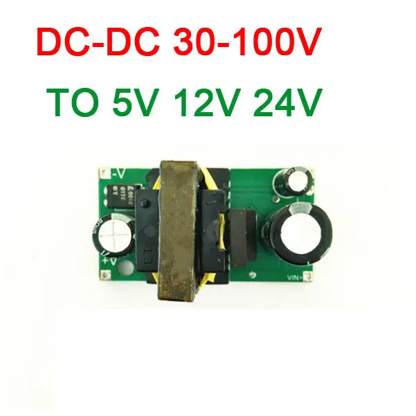 DYKB DC-DC понижающий преобразователь постоянного тока 24 В-100 в 36 в 48 в 64 в 72 в 84 в 96 в до 5 в 12 В/24 В 2A понижающий модуль питания с регулируемым напряжением
